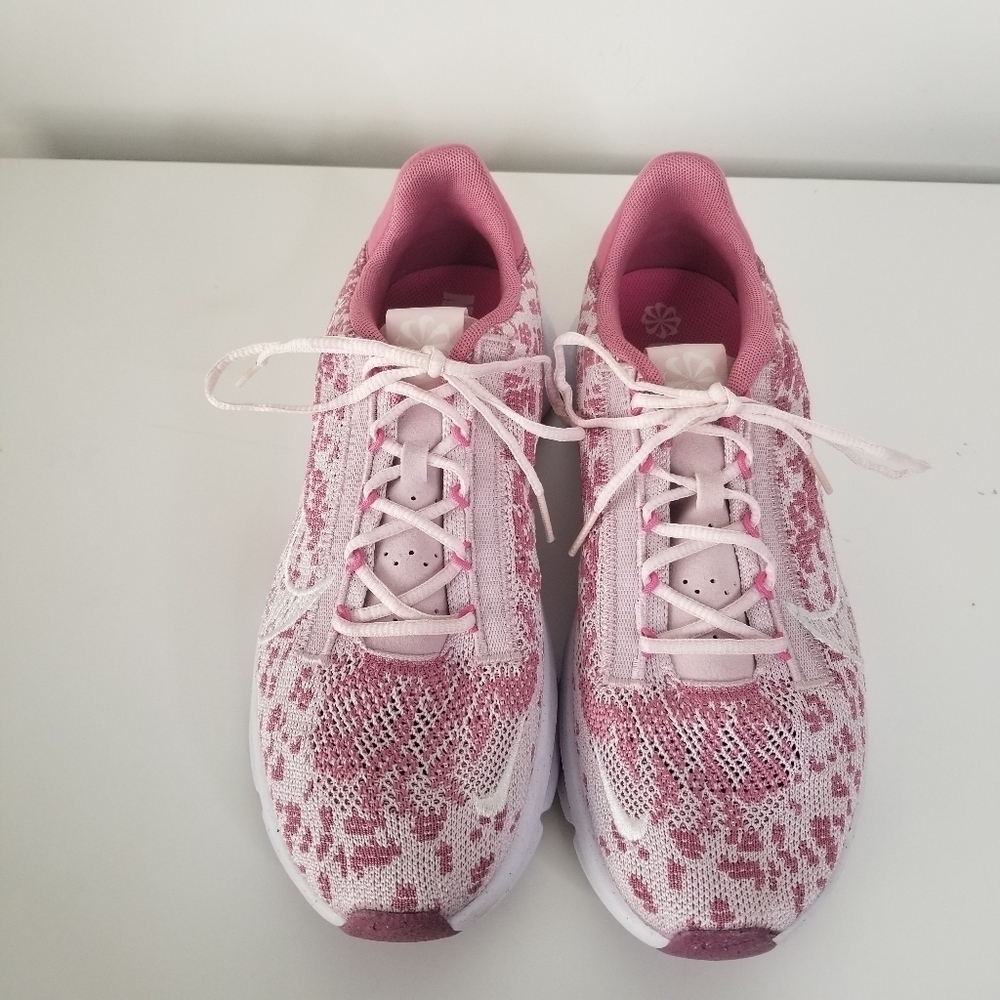 Nike SuperRep Go 3 Flyknit Next Nature Sneakers Berry/Silver Size 11 - Picture 6 of 12